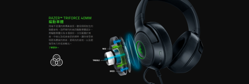 【有線電競耳機】Razer Kraken V3 X